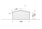 Gartenhaus Donau, 5x4m, 20m² Isoliert – Bild 8