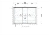 Blockbohlenhaus ERNI (44+44 mm) · Isoliert · ca. 70 m² – Bild 7