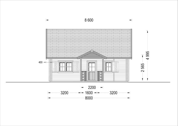 Blockbohlenhaus ERNI (44+44 mm) · Isoliert · ca. 70 m² – Bild 10