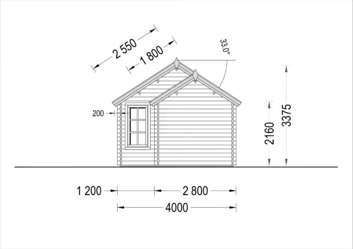 Gartenhaus ERWIN 7x4 m 28 m² – Bild 8