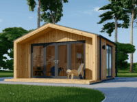 Gartenhaus ELSA (34 mm + Holzverschalung), 5x3m, 15m² Isoliert