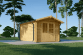 Gartenhaus PETRA (34 mm), 3x4 m