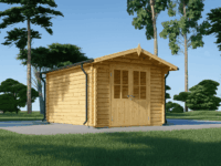 Gartenhaus PETRA (34 mm), 3x4 m