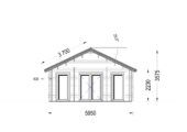 Blockbohlenhaus GRAZ (44+44 mm Isoliert) · 54 m² – Bild 6