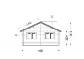 Blockbohlenhaus GRAZ (44+44 mm Isoliert) · 54 m² – Bild 8