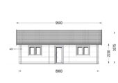 Blockbohlenhaus GRAZ (44+44 mm Isoliert) · 54 m² – Bild 9