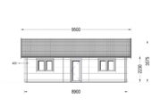 Blockbohlenhaus GRAZ (44+44 mm · Extra Isoliert) · 54 m² – Bild 9
