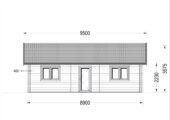 Blockbohlenhaus GRAZ (44+44 mm · Extra Isoliert) · 54 m² – Bild 9