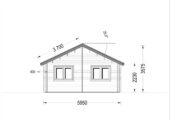 Blockbohlenhaus GRAZ (44+44 mm · Extra Isoliert) · 54 m² – Bild 8