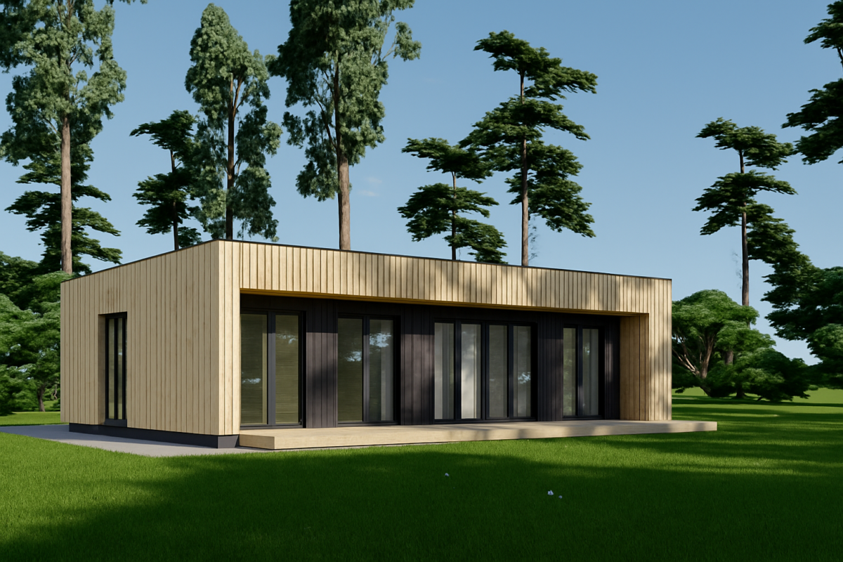 Blockbohlenhaus Kulm Isoliert