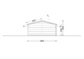 Blockbohlenhaus LUDWIG (Isoliert, 44+44 mm), 6x12m, 72m² – Bild 10
