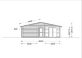 Blockbohlenhaus SCHLADMING (Isoliert, 44+44 mm), 78 m² + 15 m² Terrasse – Bild 7