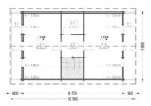 Blockbohlenhaus LISA (44+44 mm) 108m² Isoliert – Bild 7