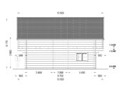 Blockbohlenhaus LISA (44+44 mm) 108m² Isoliert – Bild 12