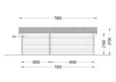Blockbohlenhaus MARINA 30 m² – Bild 9