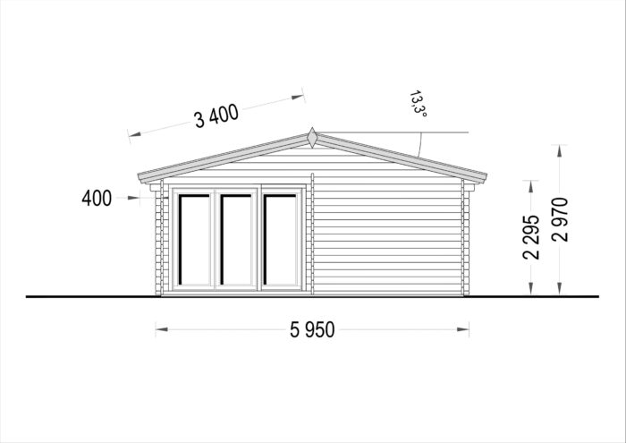 Premium Blockbohlenhaus MARTIN 48 m² – Bild 10
