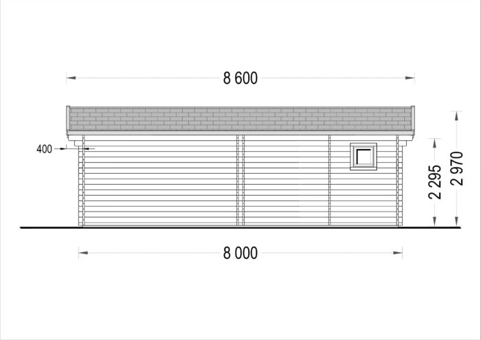 Premium Blockbohlenhaus MARTIN 48 m² – Bild 7