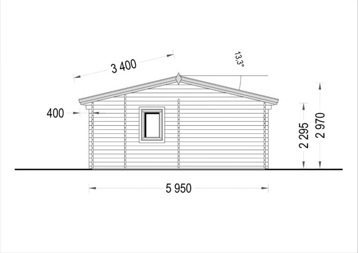 Premium Blockbohlenhaus MARTIN 48 m² – Bild 8