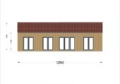 Holzhaus NIKI (Isoliert, 66 mm + Holzverschalung), 66 m² – Bild 5