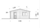 Gartenhaus Nele, 6x6m, 36m² Isoliert – Bild 12