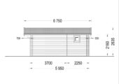 Gartenhaus Nele, 6x6m, 36m² Isoliert – Bild 11
