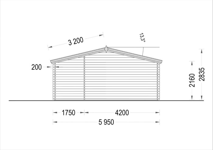 Gartenhaus Nele, 6x6m, 36m² – Bild 10