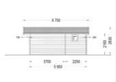 Gartenhaus Nele, 6x6m, 36m² – Bild 11