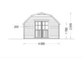 Gartenhaus OHIO (34 mm), 4x4 m, 16 m² – Bild 8