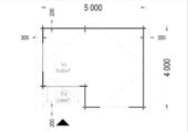 Premium Gartenhaus OTTO 5x4 m, 20 m² Isoliert – Bild 6