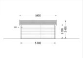 Premium Gartenhaus OTTO 5x4 m, 20 m² Isoliert – Bild 9