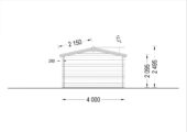 Premium Gartenhaus OTTO 5x4 m, 20 m² Isoliert – Bild 10