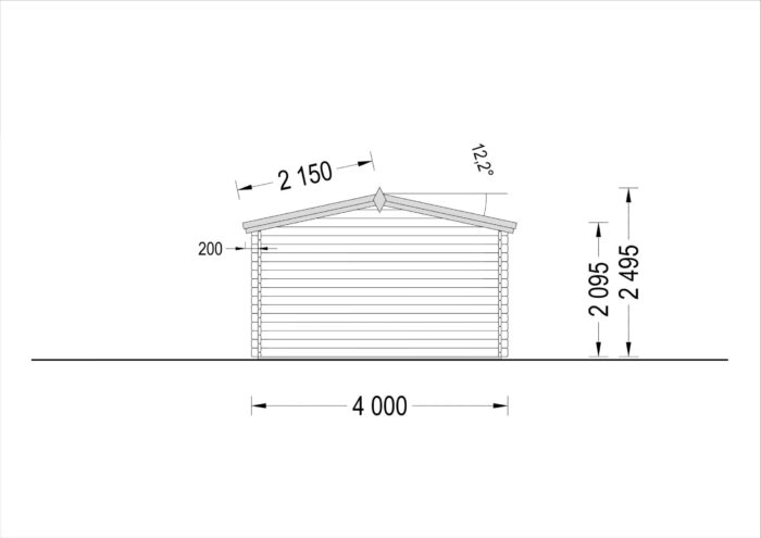 Premium Gartenhaus OTTO 5x4 m, 20 m² Isoliert – Bild 10