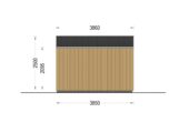 Gartenhaus ELSA (34 mm + Holzverschalung), 4x3m, 12m² – Bild 10