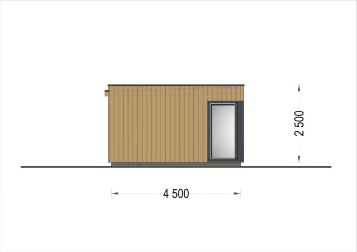 PREMIUM Gartenhaus (Isoliert, SIPS), 10.5x4.5 m, 40 m² – Bild 10