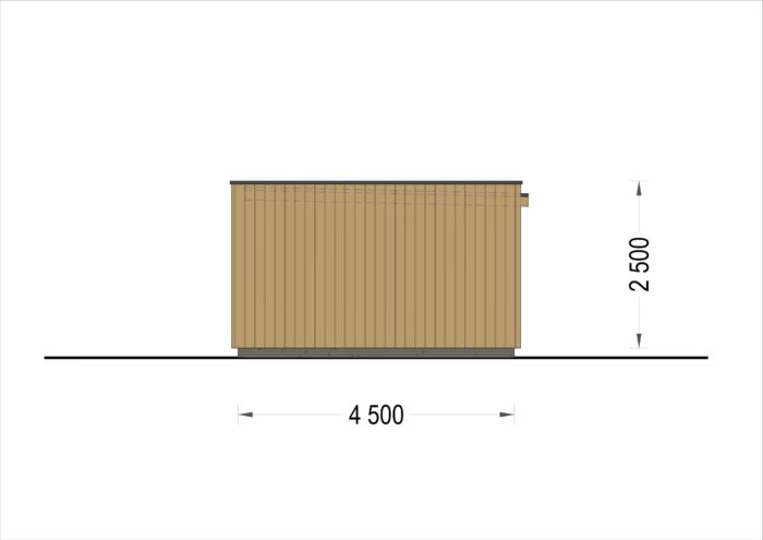 PREMIUM Gartenhaus (Isoliert, SIPS), 10.5x4.5 m, 40 m² – Bild 12