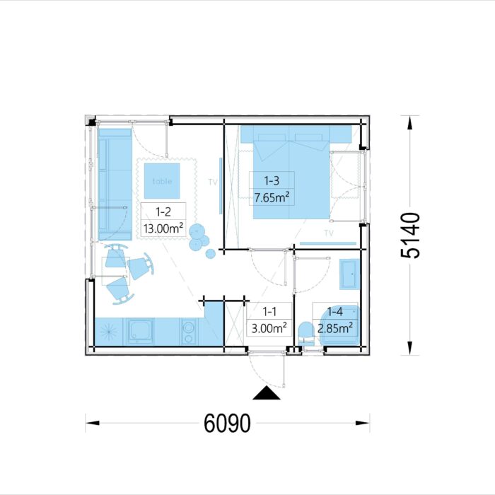 Premium Gartenhaus TOBI, 6×5 m – 30 m² Extra Isoliert – Bild 7