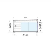 Premium Gartenhaus TOBI, 6×5 m – 30 m² Extra Isoliert – Bild 6