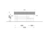 Gartenhaus Wels (44 mm) 21 m² – Bild 8