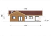 Bungalow Neusiedl (66 mm + Holzverschalung), Isoliert 129 m² – Bild 5