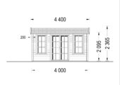 Gartenhaus Meran, 4x3m, 12m² – Bild 8