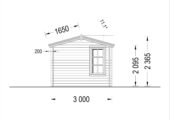 Gartenhaus Meran, 4x3m, 12m² – Bild 6