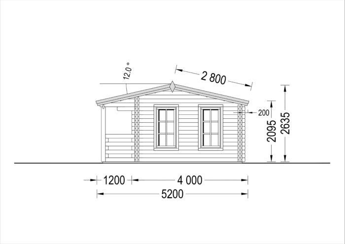 Premium Gartenhaus ROLAND 5x5 m, 25 m² Isoliert – Bild 7