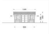 Gartenhaus ROLAND 5x5 m, 25 m² – Bild 7