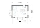 Blockbohlenhaus SASCHA (44 mm + Holzverschalung), 20 m² – Bild 7