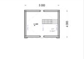 Blockbohlenhaus SASCHA (44 mm + Holzverschalung), 20 m² – Bild 8