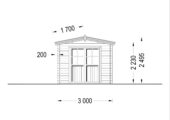 Gartenhaus STRAUBING, 3x6m, 18m² – Bild 9