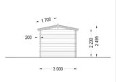 Gartenhaus STRAUBING, 3x6m, 18m² – Bild 6