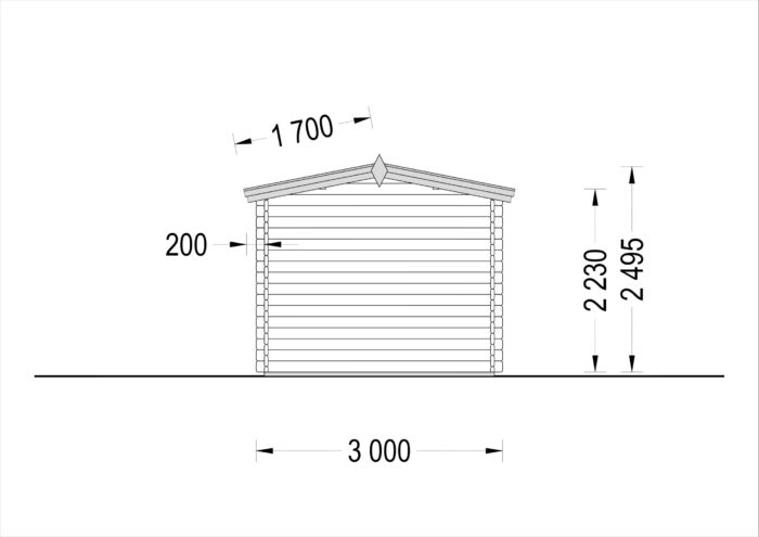 Gartenhaus STRAUBING, 3x6m, 18m² – Bild 6