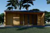 Gartenhaus TAURUS (34 mm + Holzverschalung), 7x4 m, 28 m² – Bild 5