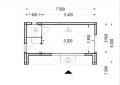 Gartenhaus TAURUS (34 mm + Holzverschalung), 7x4 m, 28 m² – Bild 8